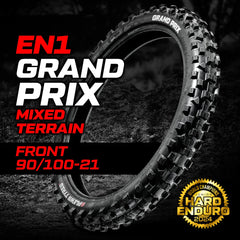 Llanta Plews Tyres EN1 Grand Prix 90/100-21 Delantera Enduro | FIM Compliant
