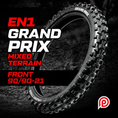 Llanta Plews Tyres EN1 Grand Prix 90/90-21 Delantera para Enduro | FIM Compliant