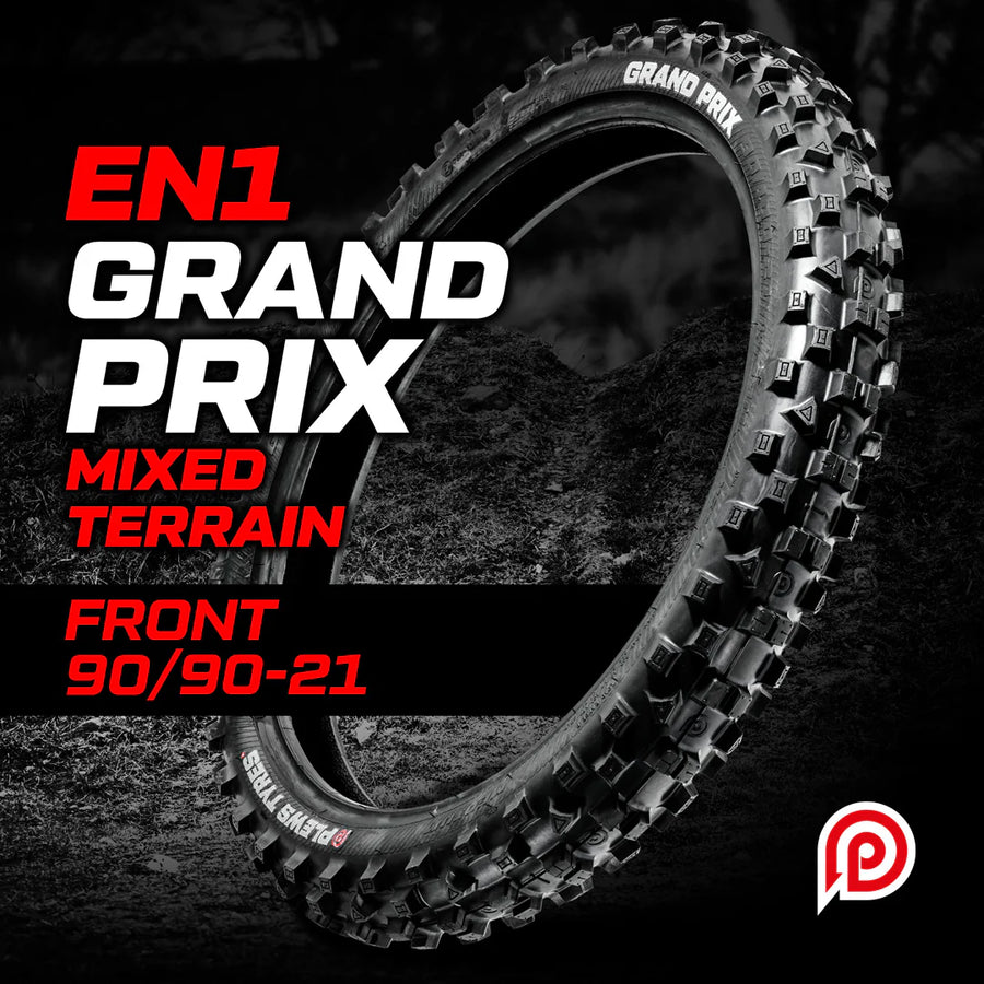 Llanta Plews Tyres EN1 Grand Prix 90/90-21 Delantera para Enduro | FIM Compliant