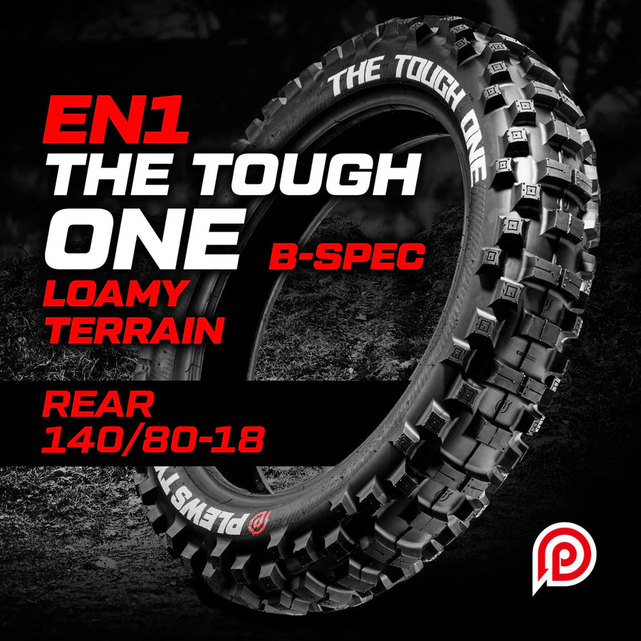 Llanta Plews Tyres EN1 The Tough One Spec B 15mm 140/80-18 Xtreme Trasera | FIM Compliant