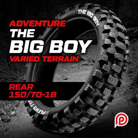 Llanta Plews Tyres The Big Boy Adventure 150/70-18 Trasera para Adventure Bike
